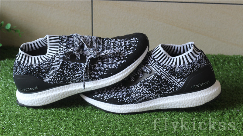 Adidas Ultra Boost Uncaged Mottled Running PK White&Black